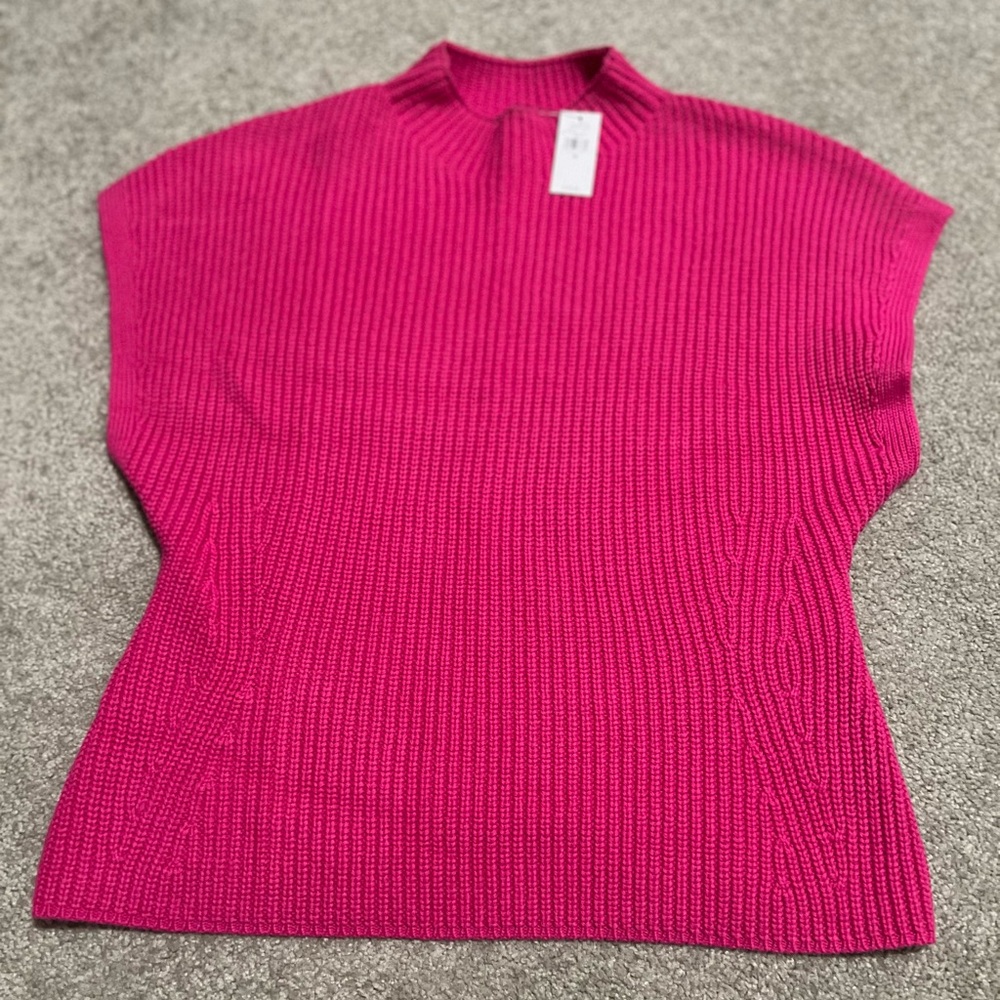 Banana Republic Fuchsia Knit Blouse